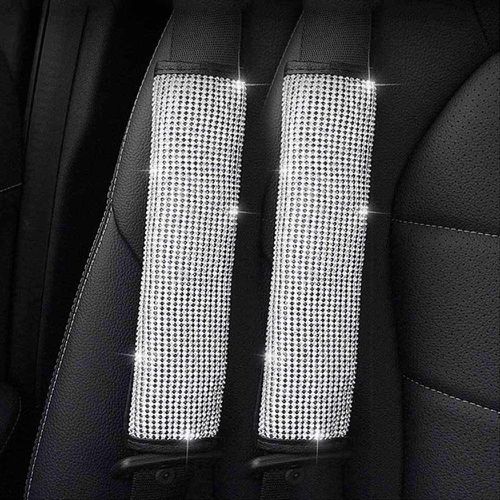 Pièces Coussin de ceinture de sécurité de voiture à strass - SHEIN - Modalova