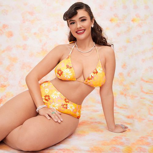 Pièces Bikini à imprimé floral & Cache-maillot - SHEIN - Modalova