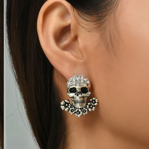 Boucles d'oreilles crâne d'Halloween - SHEIN - Modalova