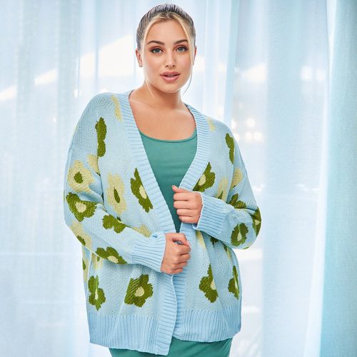 Cardigan fleuri - SHEIN - Modalova