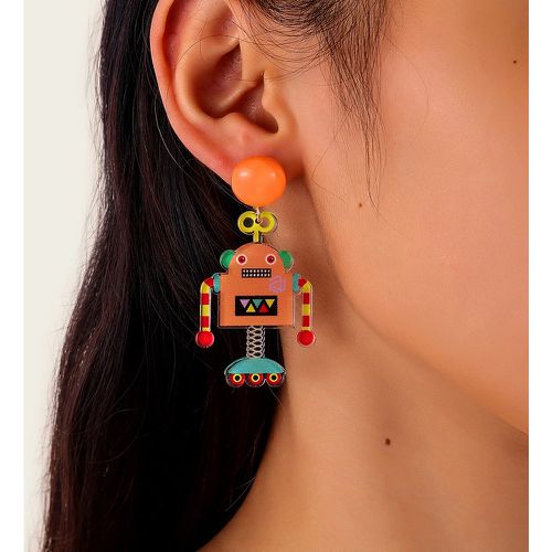 Pendants d'oreilles avec robot - SHEIN - Modalova