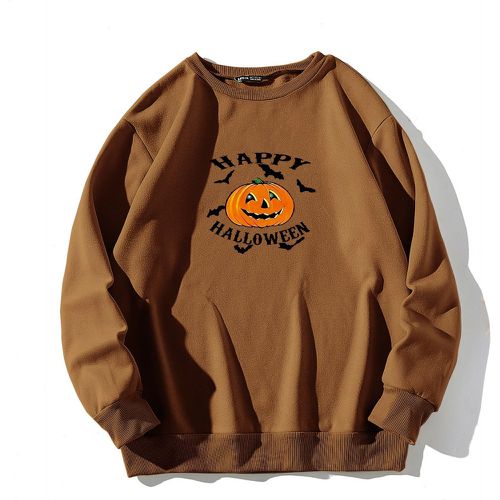 Sweat-shirt thermique à imprimé halloween - SHEIN - Modalova