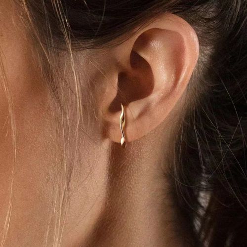 Clous d'oreilles métallique - SHEIN - Modalova