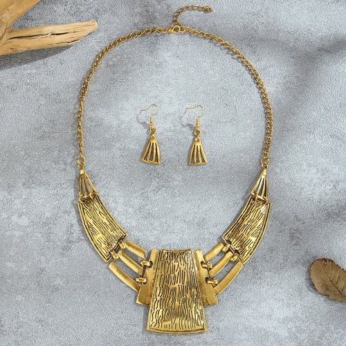 Pièces Set de bijoux vintage géométrique - SHEIN - Modalova