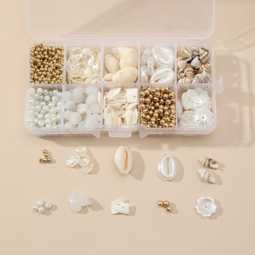 Boîte Accessoire de bijoux DIY avec coquille et fausse perle - SHEIN - Modalova
