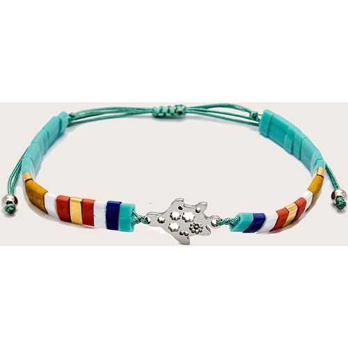 Bracelet à blocs de couleurs ajouré - SHEIN - Modalova