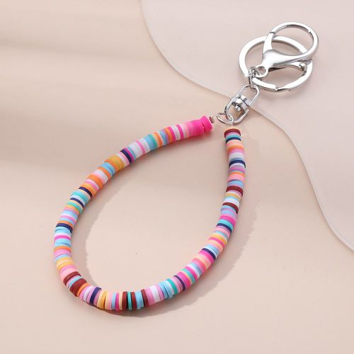 Porte-clés de couleur aléatoire perlé - SHEIN - Modalova