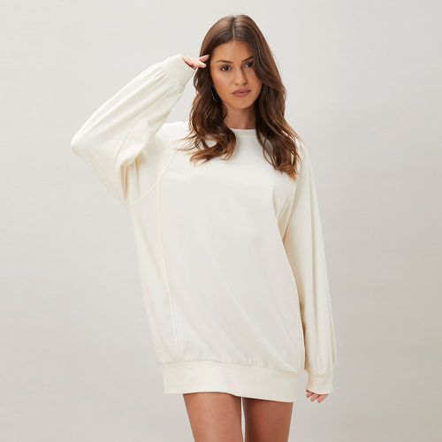 Robe sweat-shirt en polyester recyclé manches raglan - SHEIN - Modalova