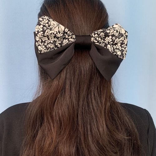 Pince à cheveux design nœud à imprimé fleur - SHEIN - Modalova