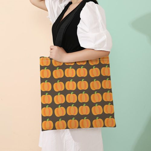 Sac shopper graphique citrouille d'Halloween - SHEIN - Modalova