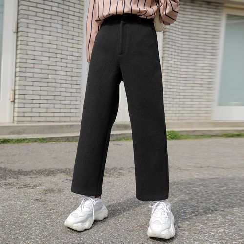 Pantalon taille haute à poche - SHEIN - Modalova