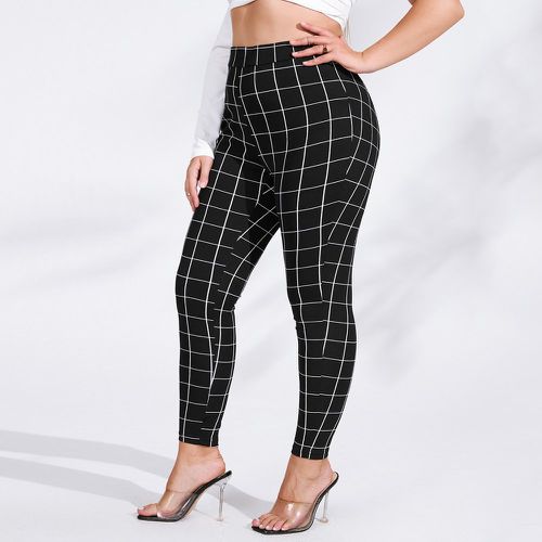 Legging à carreaux taille haute - SHEIN - Modalova