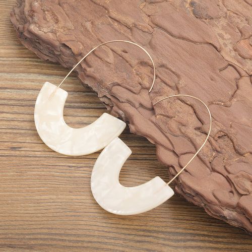 Boucles d'oreilles demi design cercle - SHEIN - Modalova