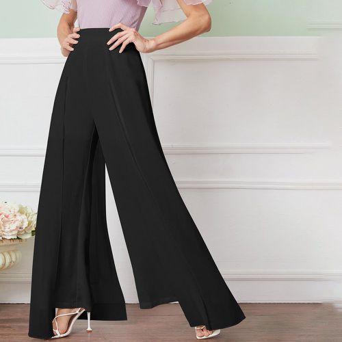 Pantalon ample zippé & Cape - SHEIN - Modalova