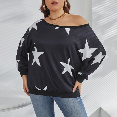 Sweat-shirt oblique étoile - SHEIN - Modalova