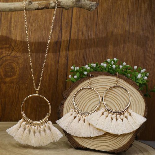 Pièces Set de bijoux à franges pendentif - SHEIN - Modalova