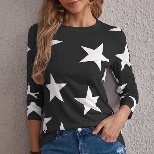T-shirt à imprimé étoile - SHEIN - Modalova