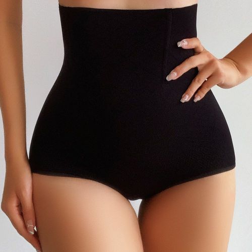 Pantalon corset unicolore taille haute - SHEIN - Modalova