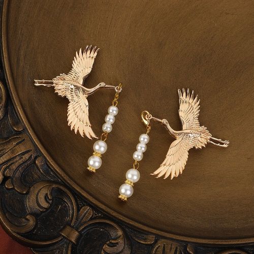 Pièces Épingle à cheveux à fausse perle oiseau - SHEIN - Modalova