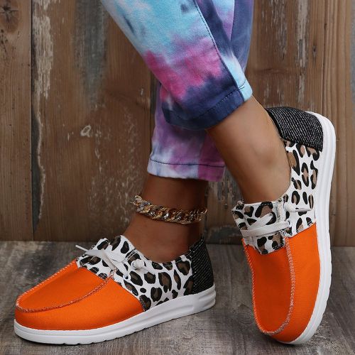 Chaussures à blocs de couleurs à lacets décontractées - SHEIN - Modalova
