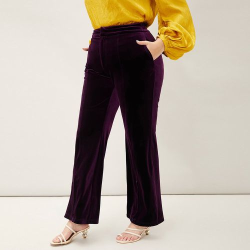 Pantalon en velours fendu - SHEIN - Modalova