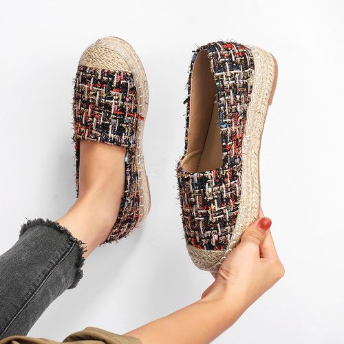 Chaussures à blocs de couleurs plate-forme glissant - SHEIN - Modalova