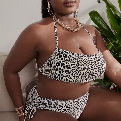 Bikini à léopard taille haute - SHEIN - Modalova