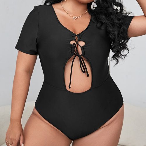 Maillot de bain une pièce à lacets - SHEIN - Modalova