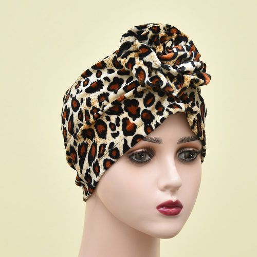 Chapeau à motif léopard - SHEIN - Modalova
