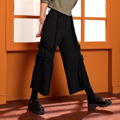 Pantalon ample à plis - SHEIN - Modalova