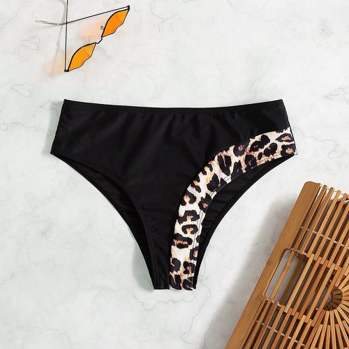 Bas de bikini léopard asymétrique - SHEIN - Modalova