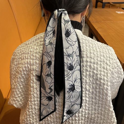 Bandeau pour cheveux à imprimé fleur - SHEIN - Modalova