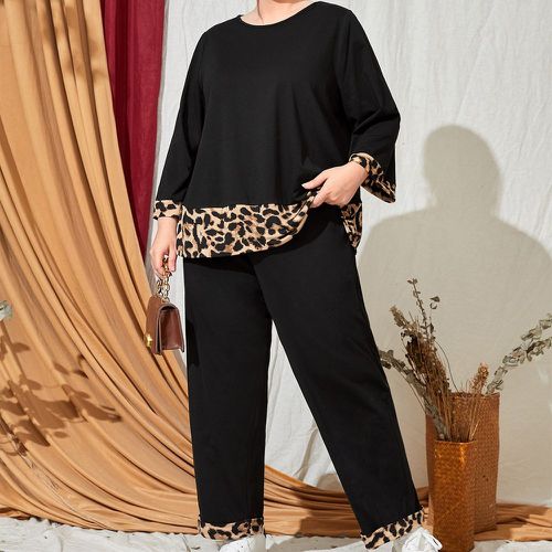 Pantalon & Top à léopard - SHEIN - Modalova