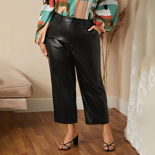Pantalon en cuir PU - SHEIN - Modalova