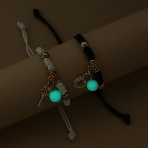 Pièces Couple aurore permanente breloque de perle Bracelet - SHEIN - Modalova