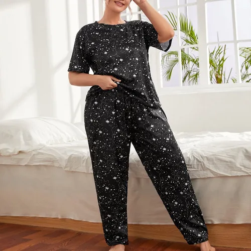 Ensemble de pyjama à imprimé étoile - SHEIN - Modalova