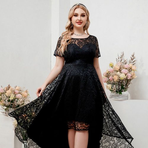 Robe de soirée asymétrique en dentelle - SHEIN - Modalova