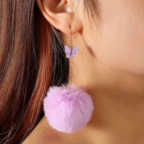Boucles d'oreilles à pompon - SHEIN - Modalova