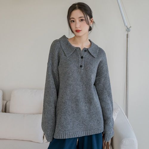 Pull col polo - SHEIN - Modalova