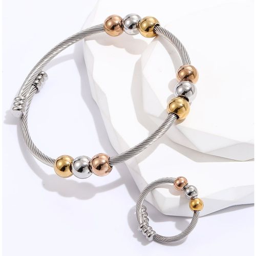 Bracelet à perles & Anneau - SHEIN - Modalova