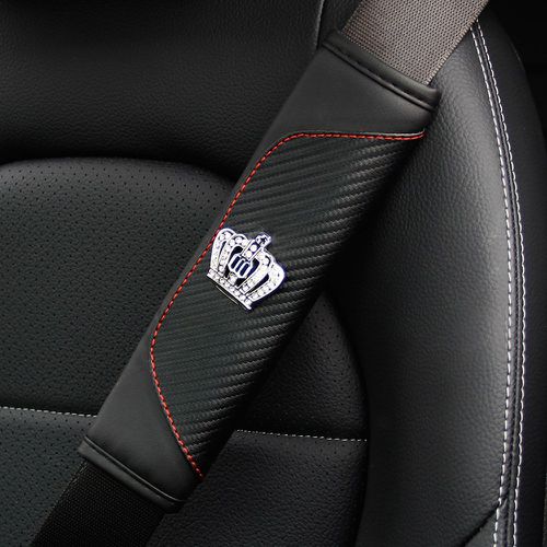 Coussin de ceinture de sécurité de voiture de décoration de couronne de strass - SHEIN - Modalova