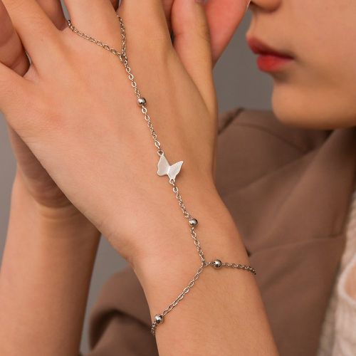 Bracelet à doigt à détail papillon - SHEIN - Modalova