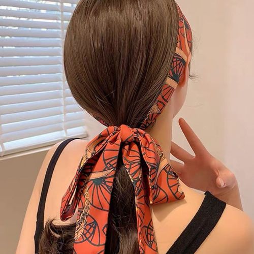 Bandeau pour cheveux à imprimé chaîne - SHEIN - Modalova