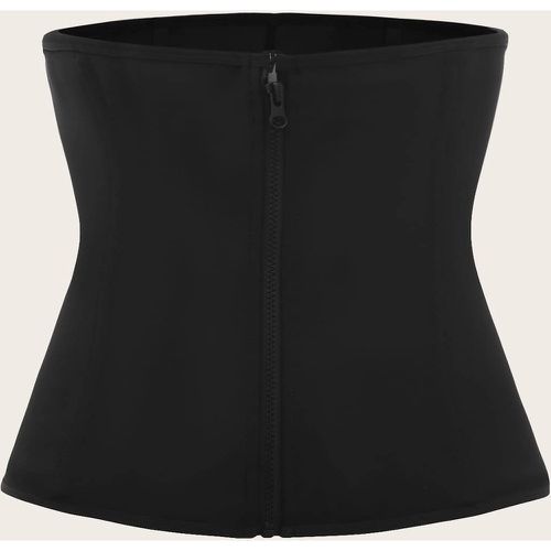 Corset sous poitrine unicolore zippé - SHEIN - Modalova