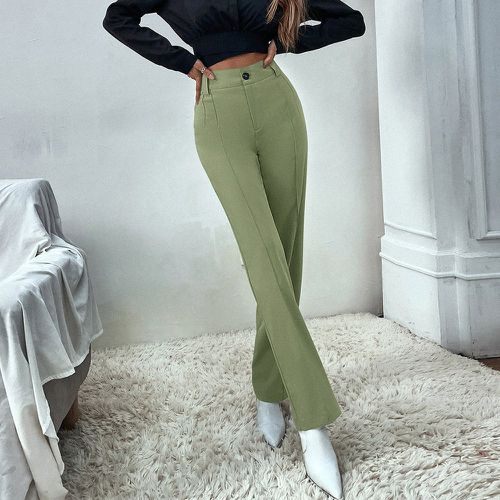 Pantalon droit taille haute couture - SHEIN - Modalova