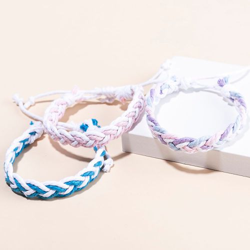 Pièces Bracelet à blocs de couleurs tissé - SHEIN - Modalova