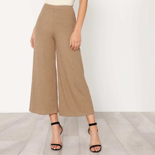 Jupe-culotte taille élastique unicolore - SHEIN - Modalova