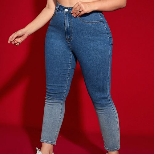 Jean skinny taille haute dégradé - SHEIN - Modalova