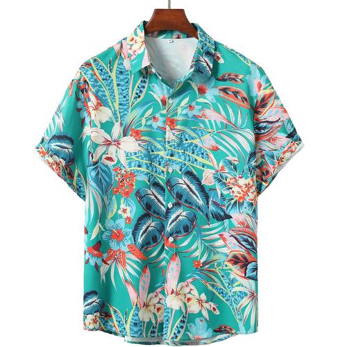 Chemises Avec boutons devant Vacances Tropical - SHEIN - Modalova
