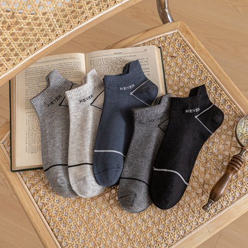 Chaussettes homme Lettres - SHEIN - Modalova